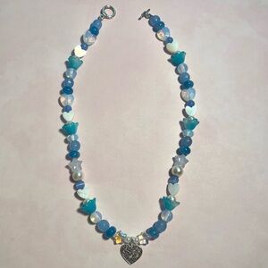 Blue Light Necklace